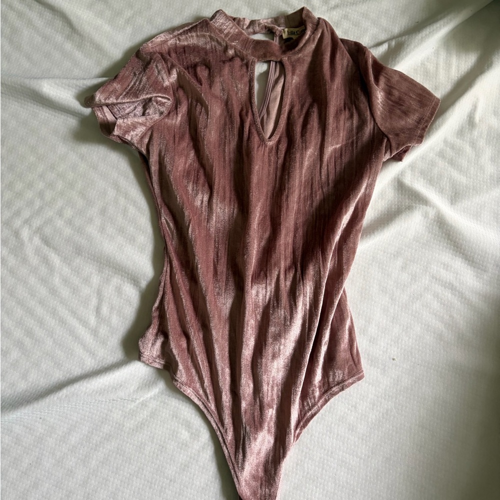 Rolla Coster Shimmering Mauve Bodysuit